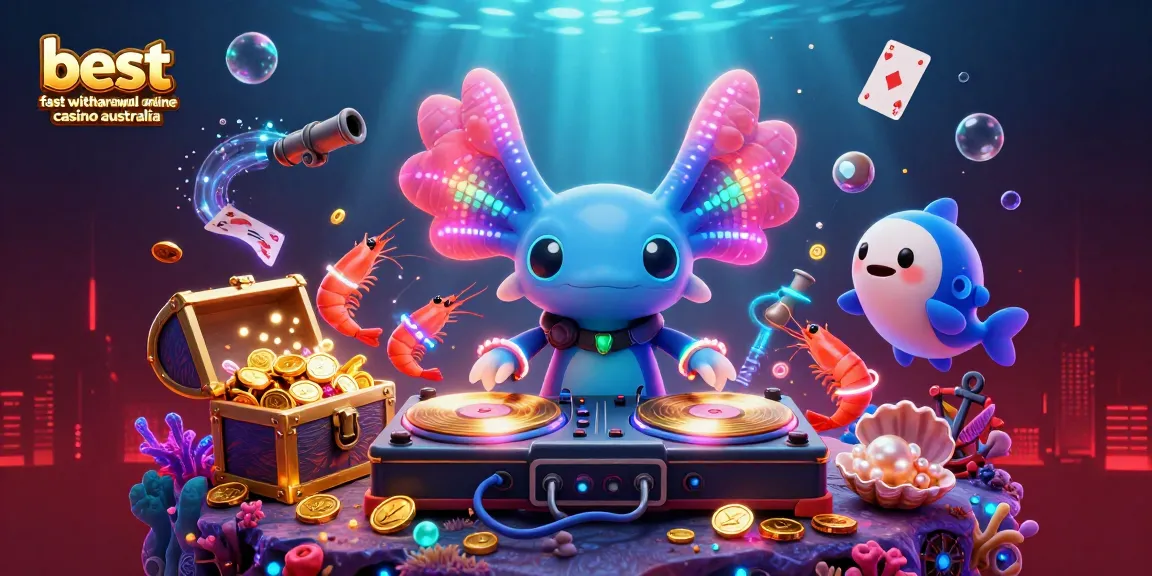 Experience the excitement at the best fast withdrawal online casino Australia with vibrant underwater gaming elements.